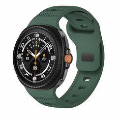 Wave mit Motiv Silikonband - Dunkelgr&uuml;n - Samsung Galaxy Watch 8 Classic - 46mm