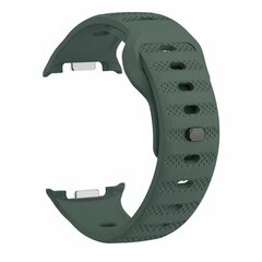 Wave mit Motiv Silikonband - Dunkelgr&uuml;n - Samsung Galaxy Watch 8 Classic - 46mm