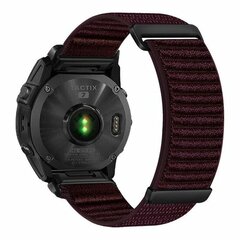Sport Loop Nylonarmband - Aubergine - Garmin Approach S60 &amp; S62 / Instinct / Instinct 2 (Solar)