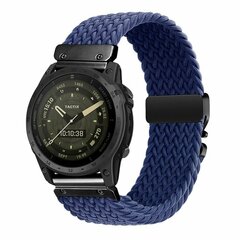Geflochtenes Nylonarmband mit Fallschirmschnallenverschluss - Blau - Garmin Approach S60 &amp; S62 / Instinct / Instinct 2 (Solar)
