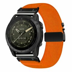 Nylonarmband mit Fallschirmschnallenverschluss - Orange - Garmin Approach S60 &amp; S62 / Instinct / Instinct 2 (Solar)