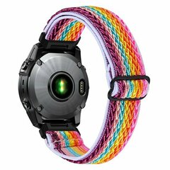 Elastisches Solo Loop Nylonarmband - Mehrfarbig - Garmin Fenix 7s/6s/5s / Instinct 2s / Epix Pro Gen 2 (42mm)