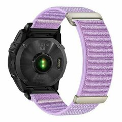 Sport Loop Nylonarmband - Violett - Garmin Fenix 9 / 9 pro - 43mm