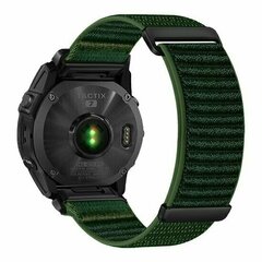 Sport Loop Nylonarmband - Dunkelgr&uuml;n - Garmin Fenix 9 / 9 pro - 43mm
