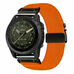 Nylonarmband mit Fallschirmschnallenverschluss - Orange - Garmin Fenix 9 / 9 pro - 43mm