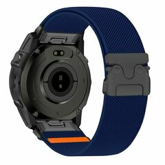 Nylonarmband mit Fallschirmschnallenverschluss - Dunkelblau - Garmin Fenix 9 / 9 pro - 43mm