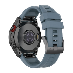 Silikon-Sportarmband - Graublau - Garmin Fenix 9 / 9 pro - 47mm