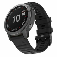Silikonarmband - Schwarz - Garmin Fenix 9 / 9 pro - 47mm