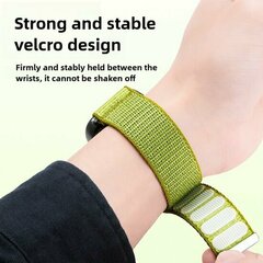 Sport Loop Nylonarmband - Dunkelgr&uuml;n - Garmin Fenix 9 / 9 pro - 47mm