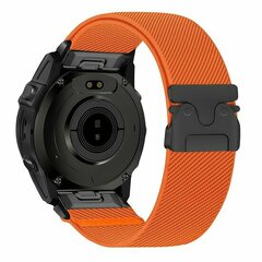 Nylonarmband mit Fallschirmschnallenverschluss - Orange - Garmin Fenix 9 / 9 pro - 47mm