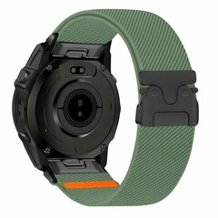 Nylonarmband mit Fallschirmschnallenverschluss - Gr&uuml;n - Garmin Fenix 9 / 9 pro - 47mm