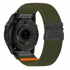 Nylonarmband mit Fallschirmschnallenverschluss - Dunkelgr&uuml;n - Garmin Fenix 9 / 9 pro - 47mm
