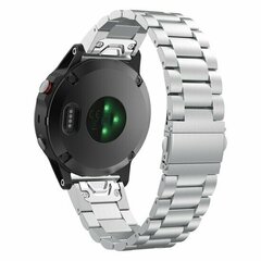 Edelstahl-Gliederarmband - Silber - Garmin Fenix 9 / 9 pro - 51mm