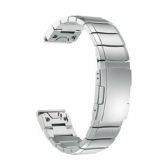 Edelstahl-Gliederarmband - Silber - Garmin Fenix 9 / 9 pro - 51mm