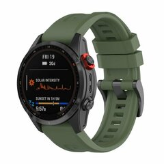 Silikon-Sportarmband - Armeegr&uuml;n - Garmin Fenix 9 / 9 pro - 51mm