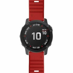 Silikonarmband - Rot - Garmin Fenix 9 / 9 pro - 51mm