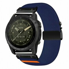 Nylonarmband mit Fallschirmschnallenverschluss - Dunkelblau - Garmin Fenix 9 / 9 pro - 51mm