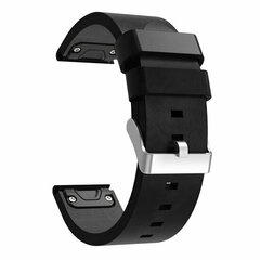 Lederarmband - Schwarz - Garmin Fenix 9 / 9 pro - 51mm