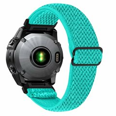 Elastisches Solo Loop Nylonarmband - Mintgr&uuml;n - Garmin Quatix 8 - 47mm
