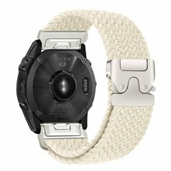 Geflochtenes Nylonarmband mit Fallschirmschnallenverschluss - Polarstern - Garmin Quatix 8 - 47mm