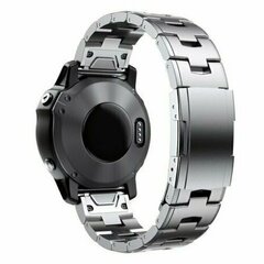Titan-Gliederarmband - Silber - Garmin Quatix 8 - 47mm