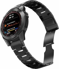 Titan-Gliederarmband - Schwarz - Garmin Quatix 8 - 47mm