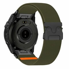 Nylonarmband mit Fallschirmschnallenverschluss - Dunkelgr&uuml;n - Garmin Quatix 8 - 47mm