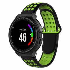 Silikon-Sportarmband - Schwarz + Gr&uuml;n - Garmin Approach S20