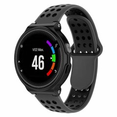 Silikon-Sportarmband - Grau + Schwarz - Garmin Approach S20