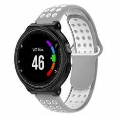 Silikon-Sportarmband - Grau + Wei&szlig; - Garmin Approach S20