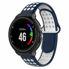 Silikon-Sportarmband - Blau + Wei&szlig; - Garmin Approach S20
