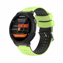 Dot Pattern Silikonarmband - Gr&uuml;n + Schwarz - Garmin Approach S20