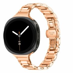 Slim Fit Edelstahl-Gliederarmband - Ros&eacute;gold - Samsung Galaxy Watch 9 - 40mm / 44mm