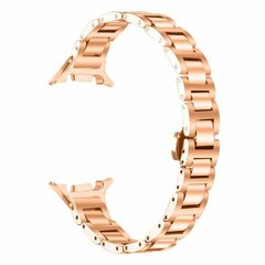 Slim Fit Edelstahl-Gliederarmband - Ros&eacute;gold - Samsung Galaxy Watch 9 - 40mm / 44mm