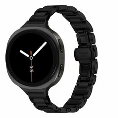 Slim Fit Edelstahl-Gliederarmband - Schwarz - Samsung Galaxy Watch 9 - 40mm / 44mm