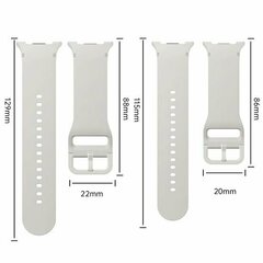 Soft Silikonarmband - Gr&ouml;&szlig;e: M/L - Dunkelgrau - Samsung Galaxy Watch 9 - 40mm / 44mm