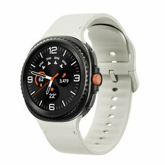 Soft Silikonarmband - Gr&ouml;&szlig;e: M/L - Cremewei&szlig; - Samsung Galaxy Watch 9 - 40mm / 44mm