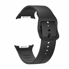 Soft Silikonarmband - Gr&ouml;&szlig;e: M/L - Schwarz - Samsung Galaxy Watch 9 - 40mm / 44mm