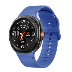 Soft Silikonarmband - Gr&ouml;&szlig;e: S/M - K&ouml;nigsblau - Samsung Galaxy Watch 9 - 40mm / 44mm