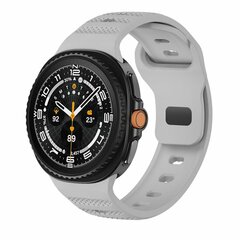 Wave Silikonarmband mit Muster - Grau - Samsung Galaxy Watch 9 - 40mm / 44mm