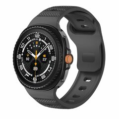 Wave Silikonarmband mit Muster - Schwarz - Samsung Galaxy Watch 9 - 40mm / 44mm