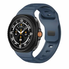 Wave Silikonarmband mit Muster - Dunkelblau - Samsung Galaxy Watch 9 - 40mm / 44mm