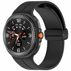 D-Buckle Solid Line Sportarmband - Schwarz - Samsung Galaxy Watch 9 - 40mm / 44mm