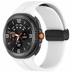D-Buckle Solid Line Sportarmband - Wei&szlig; - Samsung Galaxy Watch 9 - 40mm / 44mm