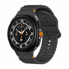 Classic Wave Silikonarmband - Schwarz - Samsung Galaxy Watch 9 - 40mm / 44mm