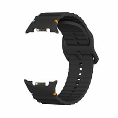 Classic Wave Silikonarmband - Schwarz - Samsung Galaxy Watch 9 - 40mm / 44mm