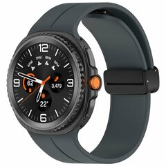 D-Buckle Solid Line Sportarmband - Dunkelgrau - Samsung Galaxy Watch 9 - 40mm / 44mm
