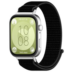 Sport Loop Nylonband - Schwarz - Huawei Watch Fit 3 / Fit 4