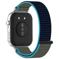 Sport Loop Nylonband - Blau mit Gr&uuml;n - Huawei Watch Fit 3 / Fit 4