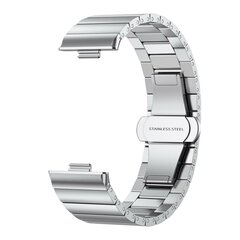 Edles Edelstahl-Gliederarmband - Silber - Huawei Watch Fit 5 / 4 / 3